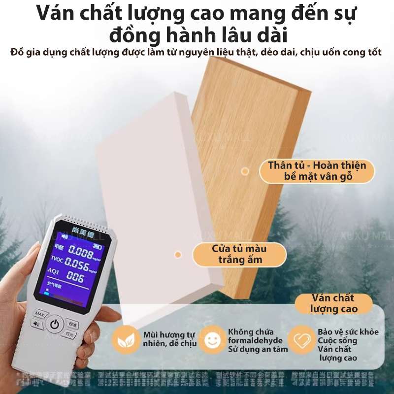 Kệ Tủ Gỗ đa năng Để Sách Trang Trí Phòng Khách Làm Việc Phong Cách Bắc Âu Chắc Chắn Dễ Lắp Ráp | BigBuy360 - bigbuy360.vn