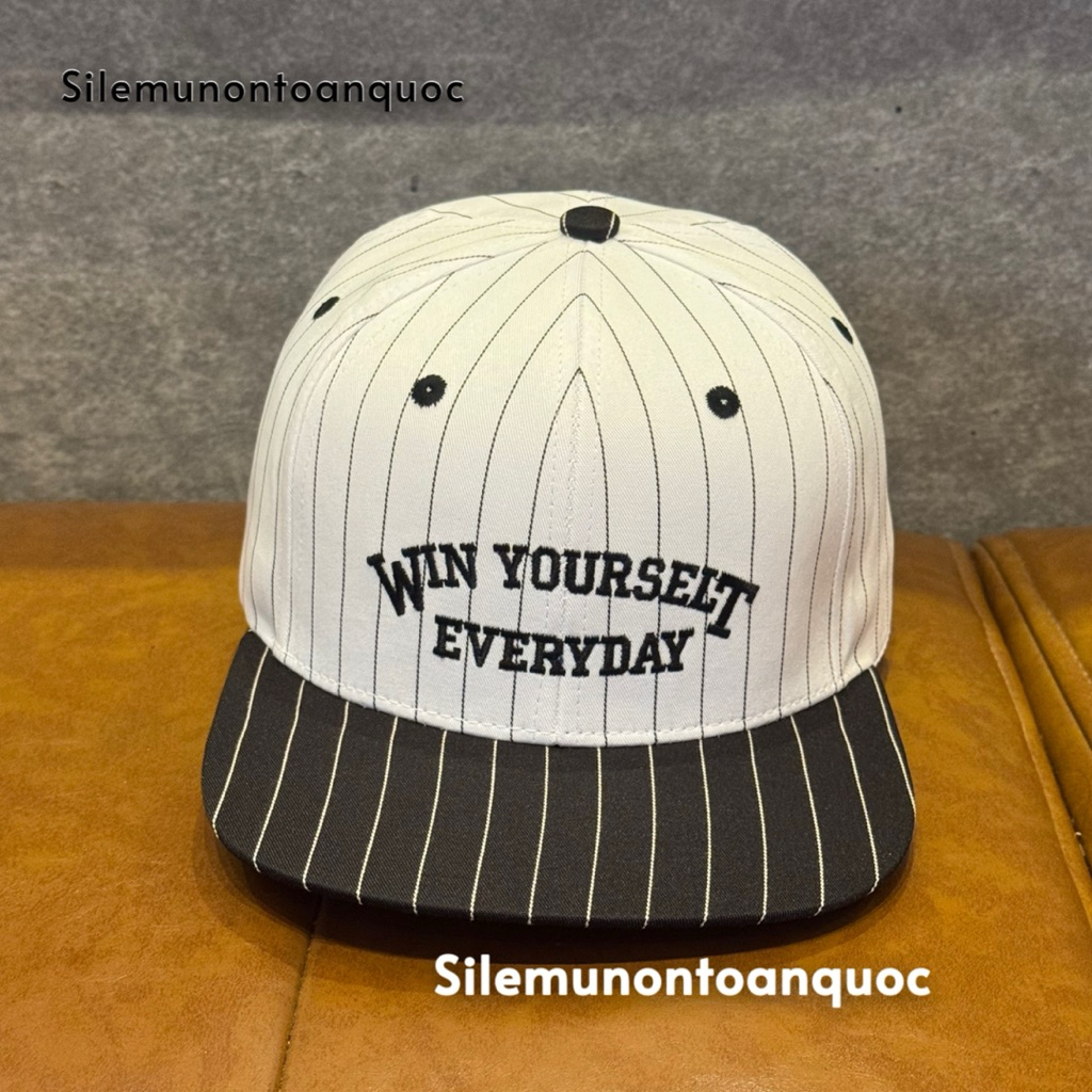 Mũ hiphop cao cấp nam nữ - Nón snpaback sọc thêu everyday phối màu thời trang siêu đẹp hottrend