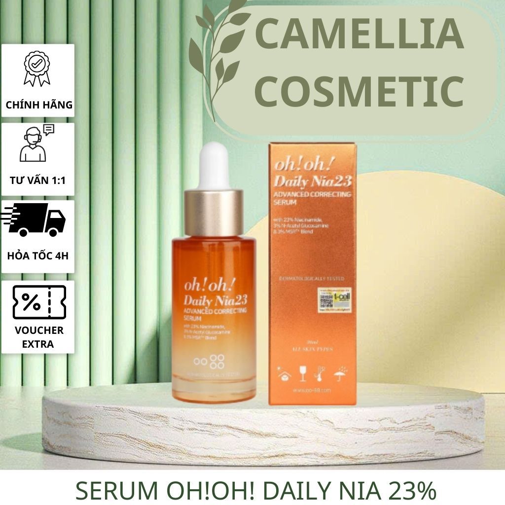 [HÀNG CÔNG TY] Serum Dưỡng Sáng, Giảm Thâm Nám oh!oh! Daily Nia23 Advanced Correcting Serum 30ml