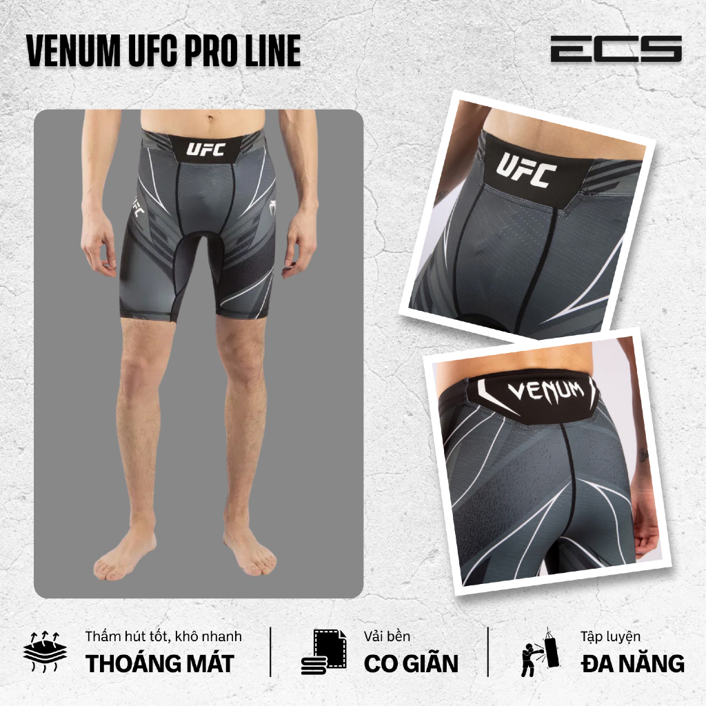 Quần Thi Đấu MMA Venum UFC Pro, Thấm Hút Mồ hôi, Khô Nhanh, Vải Co Giãn Bền Bỉ, Tập Luyện Đa Năng