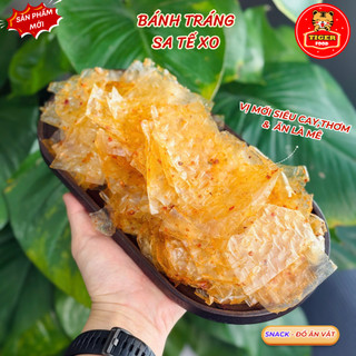 Bánh Tráng Sa Tế XO TIGER FOOD Bánh Tráng Sa Tế XO Siêu Cay - Đồ Ăn Vặt Sài Gòn Snack Thức Ăn