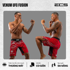 Quần Thi Đấu MMA Venum UFC Fushion,Thấm Hút Mồ hôi, Khô Nhanh, Vải Co Giãn Bền Bỉ, Tập Luyện Đa Năng