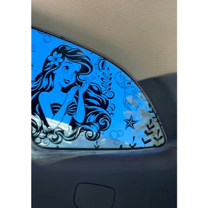 NÀNG TIÊN CÁ Decal dán kính ô tô trang trí khổ lớn – Cắt bóc thủ công – Decal dán kính xe hơi cá nhân hóa