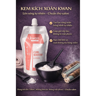 Combo 5 Gói Kích Xoăn Kwan 400ml – Siêu Tiết Kiệm – Tạo Lọn Đẹp, Giữ Nếp Lâu