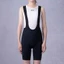 QBS003B - Quần Nữ Đạp Xe UKE Bib Shorts Black - Vải và Đệm Bỉm Ý Siêu Êm, Thoải Mái Đạp 7h Liên Tục