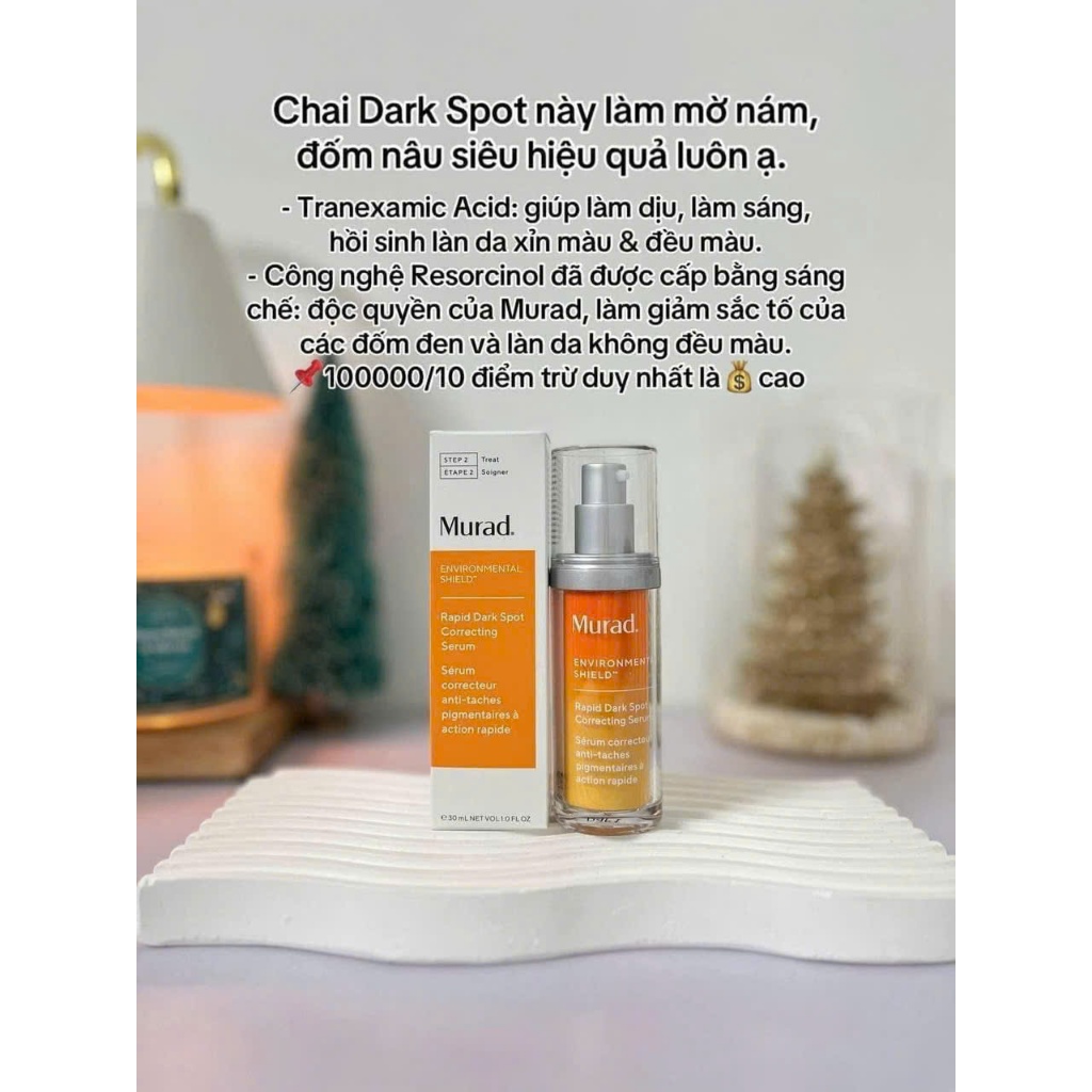 Tinh chất hỗ trợ làm mờ vết nám Murad Rapid Dark Spot Correcting Serum 30ml