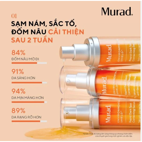 Tinh chất hỗ trợ làm mờ vết nám Murad Rapid Dark Spot Correcting Serum 30ml