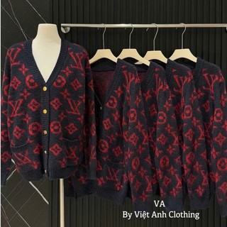 Áo Len Cardigan Dài Tay Họa Tiết QCCC Cao Cấp