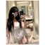 HT23 Bộ ngủ 2s sexy phối ren cánh bướm kèm ĐỆM LÓT, đồ ngủ lụa mặc nhà tôn dáng HT23