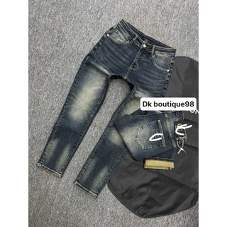 .	Quần Jean Nam xanh Slim Fit Co Giãn Nhẹ Thời Trang Cá Tính 8183 | Quần Jean Nam Đẹp Đi Chơi Dạo Phố