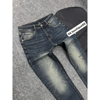 .	Quần Jean Nam xanh Slim Fit Co Giãn Nhẹ Thời Trang Cá Tính 8183 | Quần Jean Nam Đẹp Đi Chơi Dạo Phố