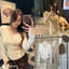 TRIANGLE - Lace blouse (Cân nhắc kỹ, return is not welcomed) - Áo ren dài tay 2 lớp phong cách thanh lịch, sang chảnh