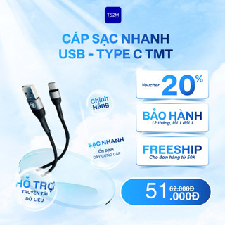 Cáp sạc nhanh USB to type C T52M