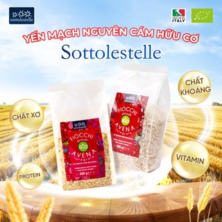 Yến Mạch Nguyên Cám Hữu Cơ Cán Vụn Sottolestelle/ Probios organic Oat Flakes