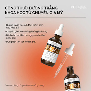 Serum Vitamin C AAP Dưỡng Sáng Mờ Thâm Sạm Giúp Làm Đều Màu Da Chống Oxy Hoá Advanced Clinicals 52ml
