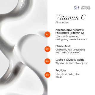 Serum Vitamin C AAP Dưỡng Sáng Mờ Thâm Sạm Giúp Làm Đều Màu Da Chống Oxy Hoá Advanced Clinicals 52ml