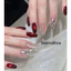 NAIL BOX MẮT MÈO ĐỎ TẾT MIX ĐÁ BLING TÔN DA SCONAILBOX