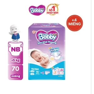 Tã dán Bobby BN sơ sinh 38 miếng hoặc 70 miếng
