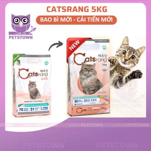 CATSRANG 5KG (Bao Bì Mới) - Thức ăn hạt Cho Mèo Mọi Lứa Tuổi nhập khẩu Hàn Quốc