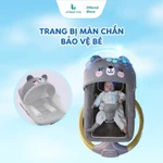 (HỎA TỐC - CÓ BÁNH XE) Nôi Điện Ru Ngủ Tự Động Cho Bé Sơ Sinh Cao Cấp Kèm Bàn Ăn Dặm, Nôi Rung Ru Ngủ Cho Bé LAXANH KIDS — ảnh 4