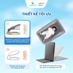 (HỎA TỐC - CÓ BÁNH XE) Nôi Điện Ru Ngủ Tự Động Cho Bé Sơ Sinh Cao Cấp Kèm Bàn Ăn Dặm, Nôi Rung Ru Ngủ Cho Bé LAXANH KIDS — ảnh 5