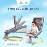 (HỎA TỐC - CÓ BÁNH XE) Nôi Điện Ru Ngủ Tự Động Cho Bé Sơ Sinh Cao Cấp Kèm Bàn Ăn Dặm, Nôi Rung Ru Ngủ Cho Bé LAXANH KIDS — ảnh 6