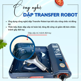 Bếp Gas Mini Du Lịch Cao Cấp NaMilux NH-P3012PS/MLN-202PS /Van Ngắt Gas An Toàn 2 Cấp - Giải Pháp Chống Nổ/Chính Hãng