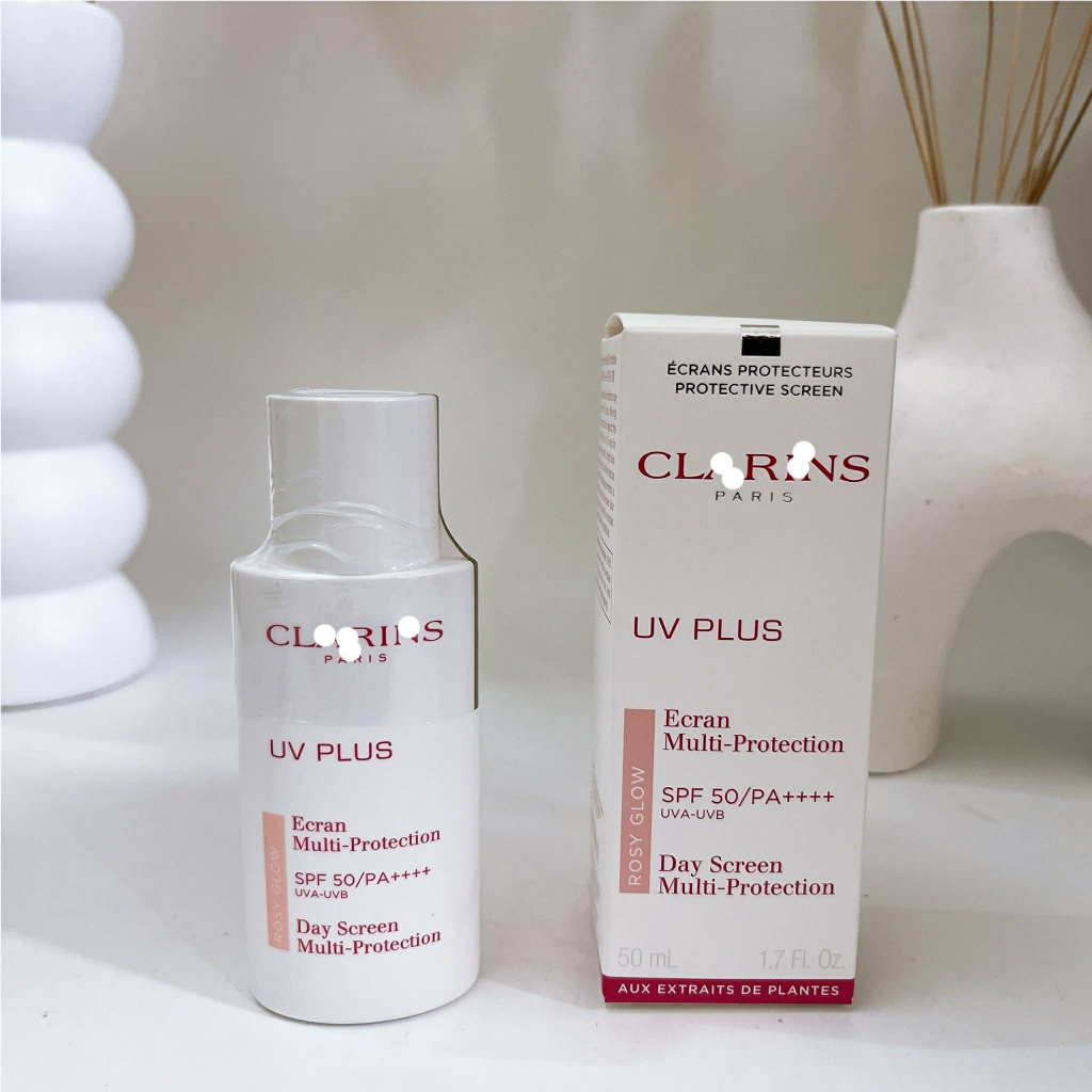 (link cũ bị xóa) Kem chống nắng Clarin UV hồng Rosy Glow 50ml
