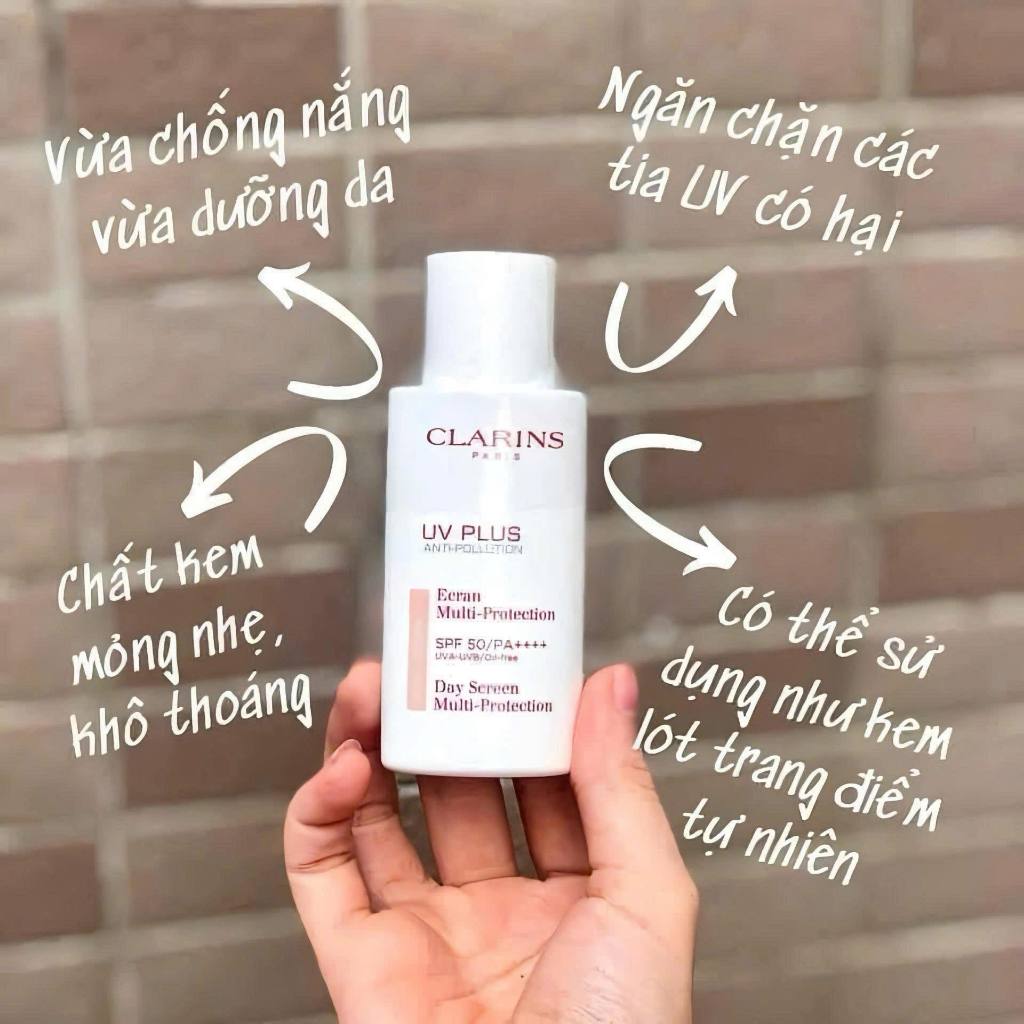 (link cũ bị xóa) Kem chống nắng Clarin UV hồng Rosy Glow 50ml