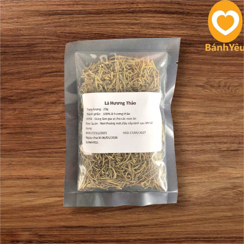 Lá hương thảo khô Chia 50g – Gia vị tạo mùi thơm tự nhiên cho món ăn