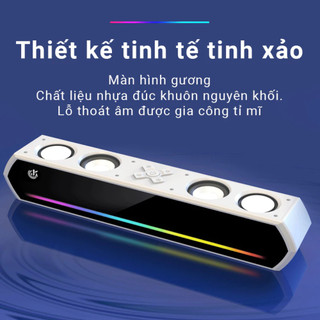 Loa Bluetooth JK-1119 Gaming RGB 7+1 Âm Thanh Bass Cực Hay Nhỏ Gọn Pin Trâu Để Bàn Chơi Game Cực Đẹp