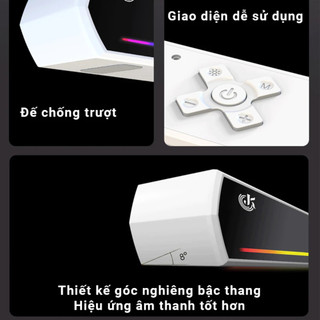 Loa Bluetooth JK-1119 Gaming RGB 7+1 Âm Thanh Bass Cực Hay Nhỏ Gọn Pin Trâu Để Bàn Chơi Game Cực Đẹp