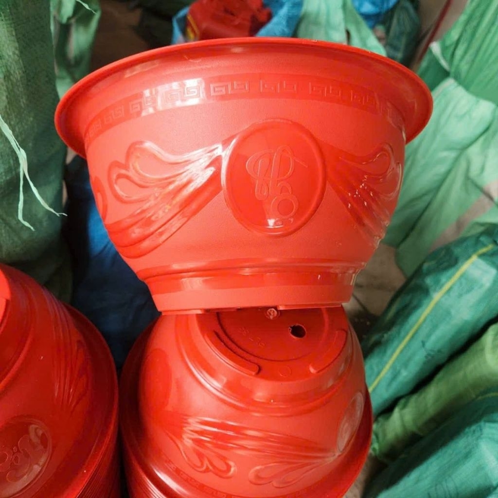 [ Combo 10 cái ] Chậu nhựa T38 dày dặn ( miệng 36cm cao 20cm ) chậu hoa dầy dặn trồng cây cảnh