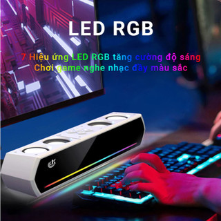 Loa Bluetooth JK-1119 Gaming RGB 7+1 Âm Thanh Bass Cực Hay Nhỏ Gọn Pin Trâu Để Bàn Chơi Game Cực Đẹp