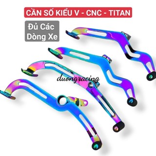 Cần Số Kiểu V CNC Titan – Độ Đẹp, Sang Xe – Gắn Được Nhiều Dòng Xe - Phụ Tùng Xe Máy caoduongracing
