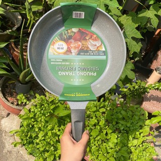 Chảo nhôm đúc chống dính 2 mặt cao cấp, chảo đúc nguyên khối Phương Trang 20cm/24cm/26cm/28cm