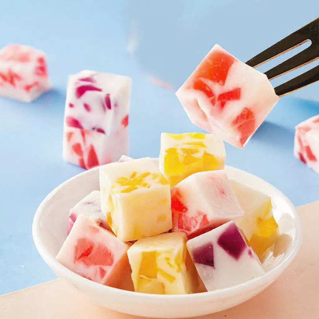 [500G - 1KG] Kẹo Dẻo Sữa Chua Trái Cây Tự Nhiên Kẹo Dẻo Mềm Vị Chua Ngọt Mix Vị Trái Cây Siêu Ngon