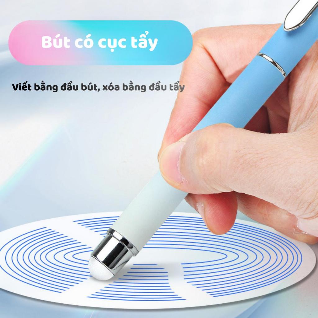 Bút Máy Xóa Được Yiren T-07 Mẫu 2026 - Ngòi Mài 0.38mm , Viết Êm Siêu Bền Màu Pastel Dễ Thương