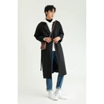 Áo Khoác Măng Tô Nam MANDO Dáng Dài 6 Cúc Kiểu Vest Form Rộng Kiểu Dáng Basic Unisex Thời Trang Hàn Quốc COA001 — ảnh 5