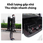Thang nhôm gấp 4 đoạn nhập khẩu 3,7 - 5,7 mét Chịu Lực 200KG Thang nhôm đa năng, có thiết bị khóa tự động — ảnh 8