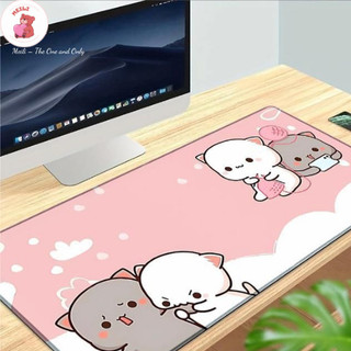 ( TẶNG SET 10 KHẨU TRANG) Miếng lót chuột Vịt Peace nJoy 80x30 hoạt hình dễ thương chống nước cực êm Meili Store