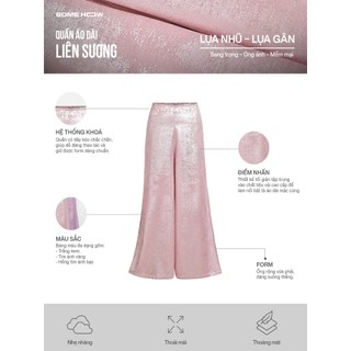 [New1] Quần Áo Dài Liên Sương, Chất Vải Lụa Nhũ - Lụa Gân Thoải Mái, WQD017 SOME HOW STORE
