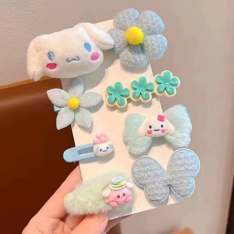 Hộp quà tặng phụ kiện Cinnamoroll tự chọn, Phụ kiện quà tặng Cinnamoroll cún xanh đáng yêu, Sét quà Cinnamoroll Yeli