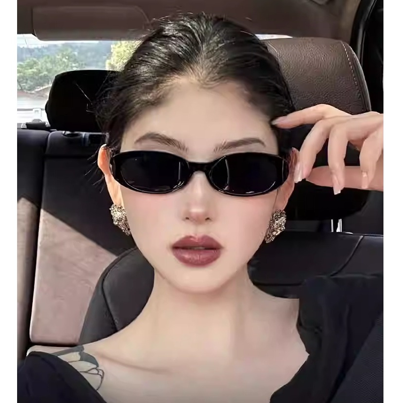 Kính Râm Oval Retro Nữ INNI 20300 Kính Chống Chói, Chống UV400, Gọng Nhựa Cao Cấp Phong Cách Vintage