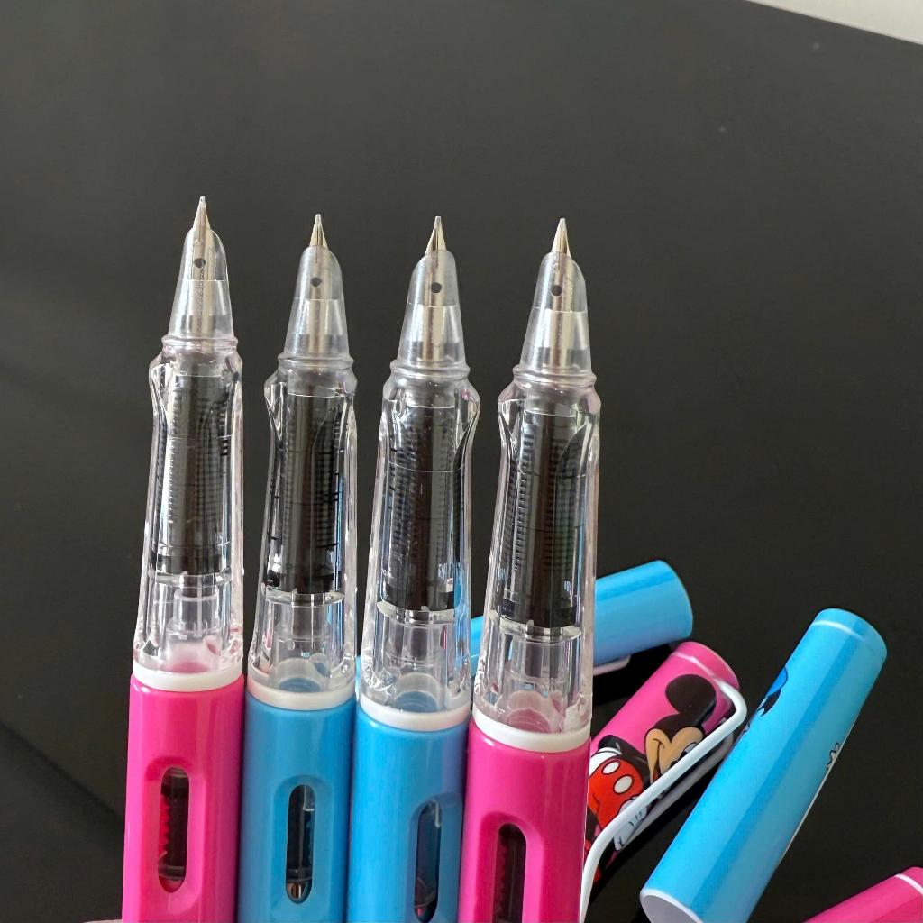 Bút Máy Xóa Được S04 Cho Học Sinh Lớp 1-5 - Ngòi Mài 0.38mm Viết Êm, Tẩy Sạch, Dùng Được Mực Ống & Bơm