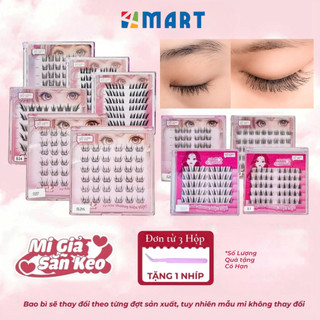 Lông mi giả sẵn keo Lookme Star dễ dàng gắn, có độ cong tự nhiên, mi giả gân trong mềm nhẹ, tái sử dụng được nhiều lần