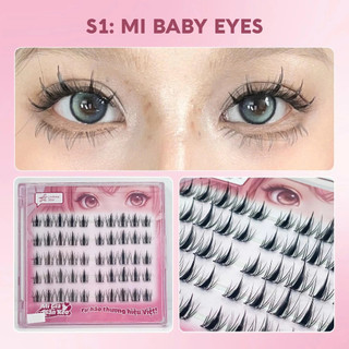 Lông mi giả sẵn keo Lookme Star dễ dàng gắn, có độ cong tự nhiên, mi giả gân trong mềm nhẹ, tái sử dụng được nhiều lần