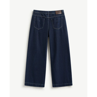 Quần Denim Nam Navy Xếp Ly Form Baggy - ROUTINE 10F25DPA031