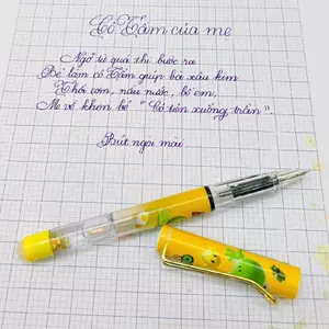 Bút Máy Nhũ Xóa được, cho HS tiểu học Ngòi Mài Siêu Êm, Viết Sai Xóa Sạch,Tặng [Kèm Piston]