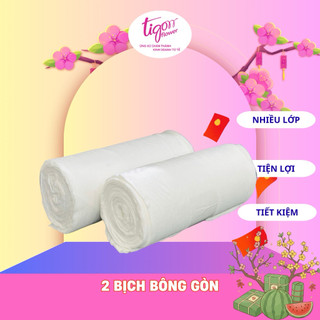 Combo 2 bịch bông gòn 1kg để bọc gốc giữ nước bó hoa, giúp cho hoa tươi lâu hơn, nhiều lớp giúp tiết kiệm hơn